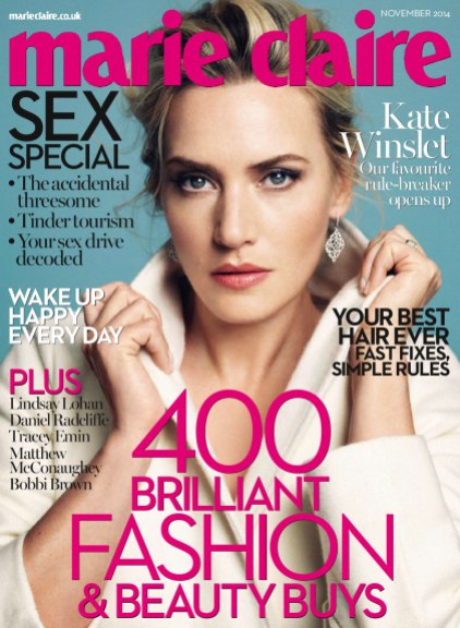Kate Winslet on Marie Claire